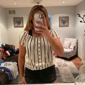 h&m off the shoulder top